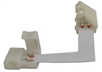 Solight prepojovací pravouhlý konektor pre LED pásy, 8mm zacvakávací konektor na oboch stranách, 1ks, sáčok