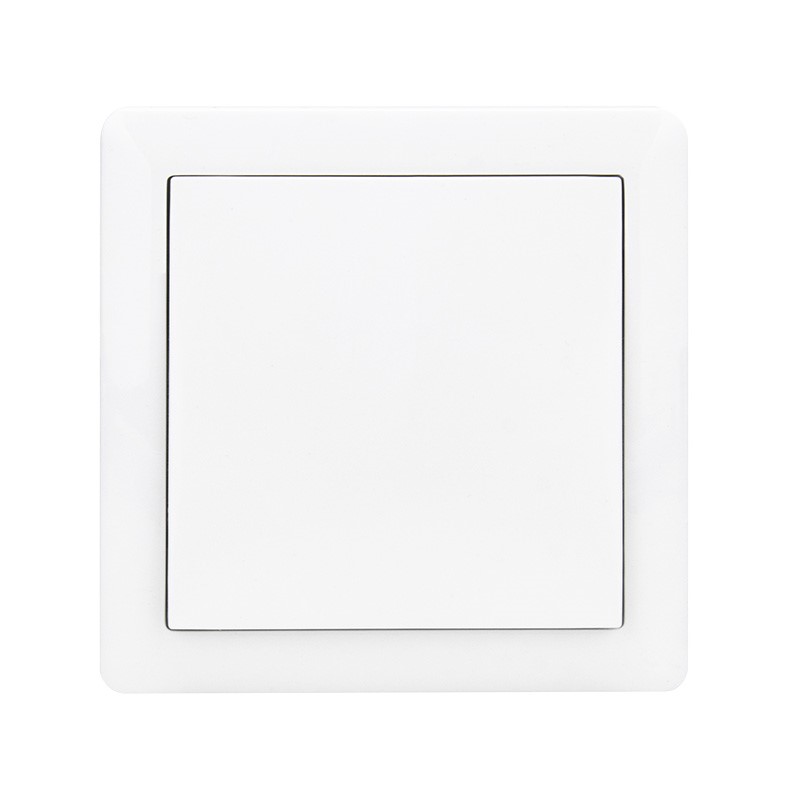 Solight vypínač Slim č. 7 krížový, biely 5B114