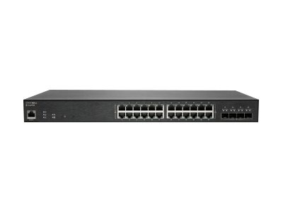 SonicWall Switch SWS14-24FPOE - Přepínač - řízený - 24 x 10/100/1000 (PoE+) + 4 x 10 Gigabit SFP+ - 02-SSC-4870