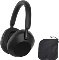 Sony bezdrátová sluchátka WH-1000XM5 Soft case, EU, černá WH1000XM5SAMB.CE7/EU
