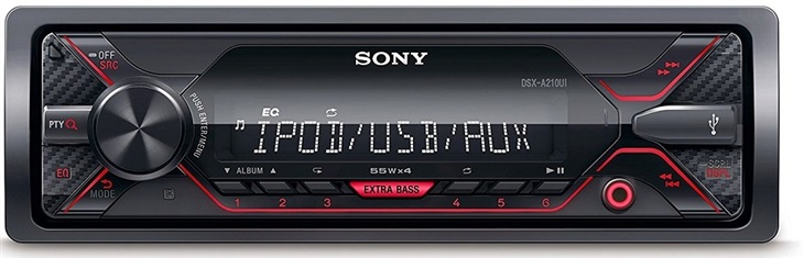 SONY DS-XA210UI Autorádio (1 DIN) bez optické mechaniky s širokými možnostmi propojení DSXA210UI.EUR