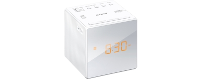 SONY ICF-C1 Radiobudík - bílý ICFC1W.CED