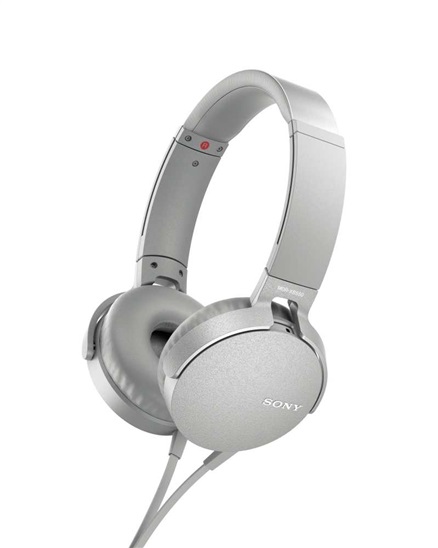 SONY MDRX-B550AP Sluchátka EXTRA BASS & DJ type - headband - White MDRXB550APW.CE7
