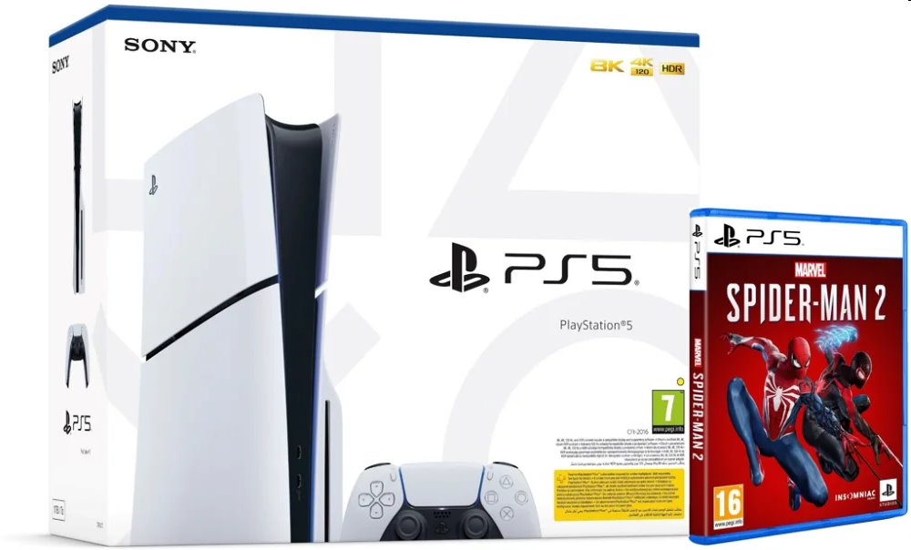 SONY PlayStation 5 (Model Slim) + Marvel’s Spider-Man 2 CZ CFI-2016 A01Y_SPIDER