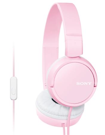 SONY sluchátka MDR-ZX110AP handsfree, růžové MDRZX110APP.CE7