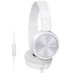 SONY sluchátka MDR-ZX310AP, handsfree, bílé MDRZX310APW.CE7