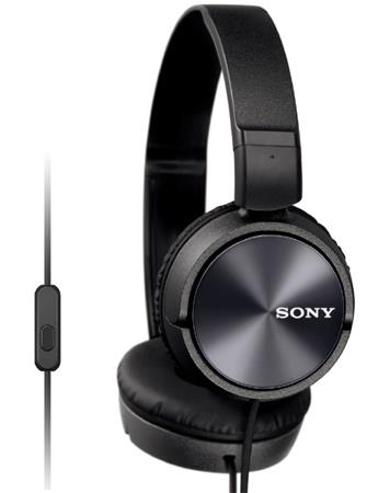 SONY sluchátka MDR-ZX310AP, handsfree, černé MDRZX310APB.CE7