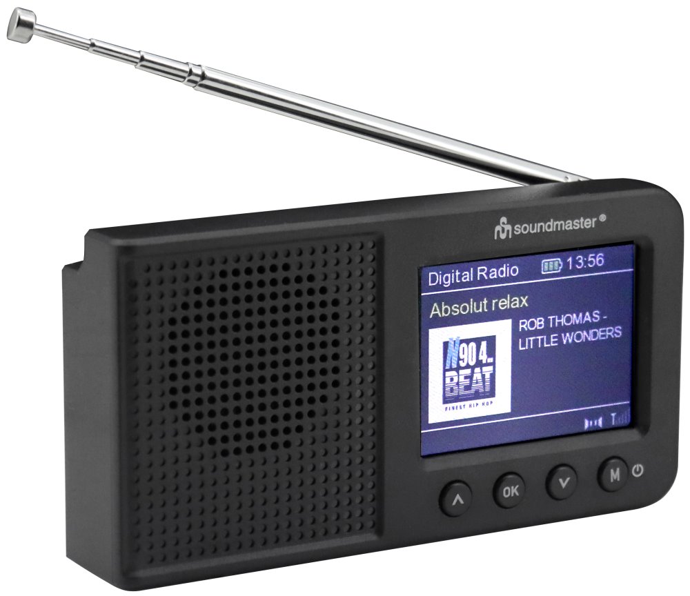 Soundmaster DAB175SW rádio/ DAB+/ FM/ LCD/ Budík/ Hodiny/ Černé