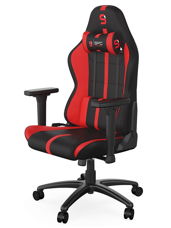 SPC Gear SR400F RD herní židle textilní černočervená SPG104