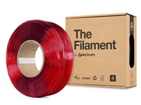 Spectrum The Filament ReFill PETG 1.75mm Transparent Red 1kg TIFSCF170