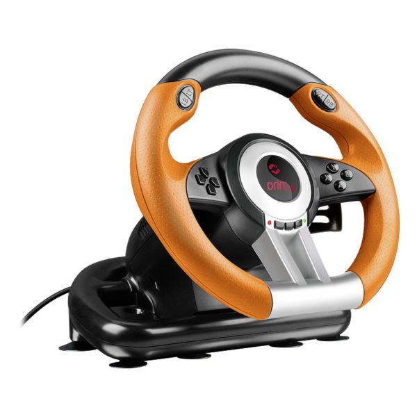 Speedlink Drift O.Z. Racing Wheel PC, black-orange SL-6695-BKOR-01