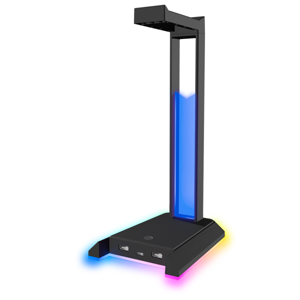 Speedlink Excello RGB Headset Stand, USB2.0 Hub, black SL-800911-BK