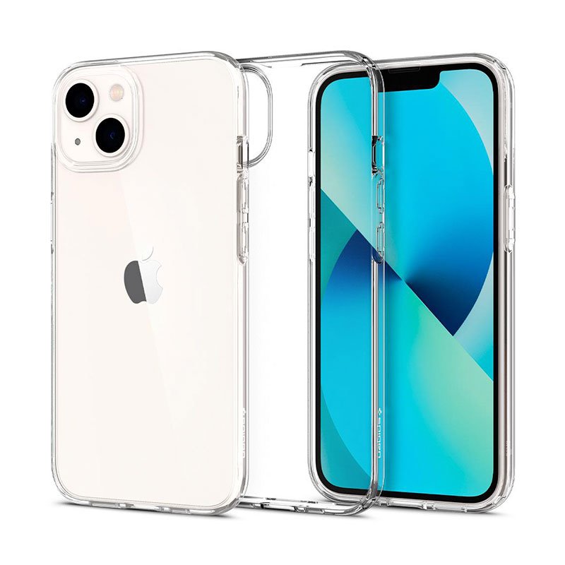 Spigen kryt Liquid Crystal pre iPhone 13 - Crystal Clear ACS03515