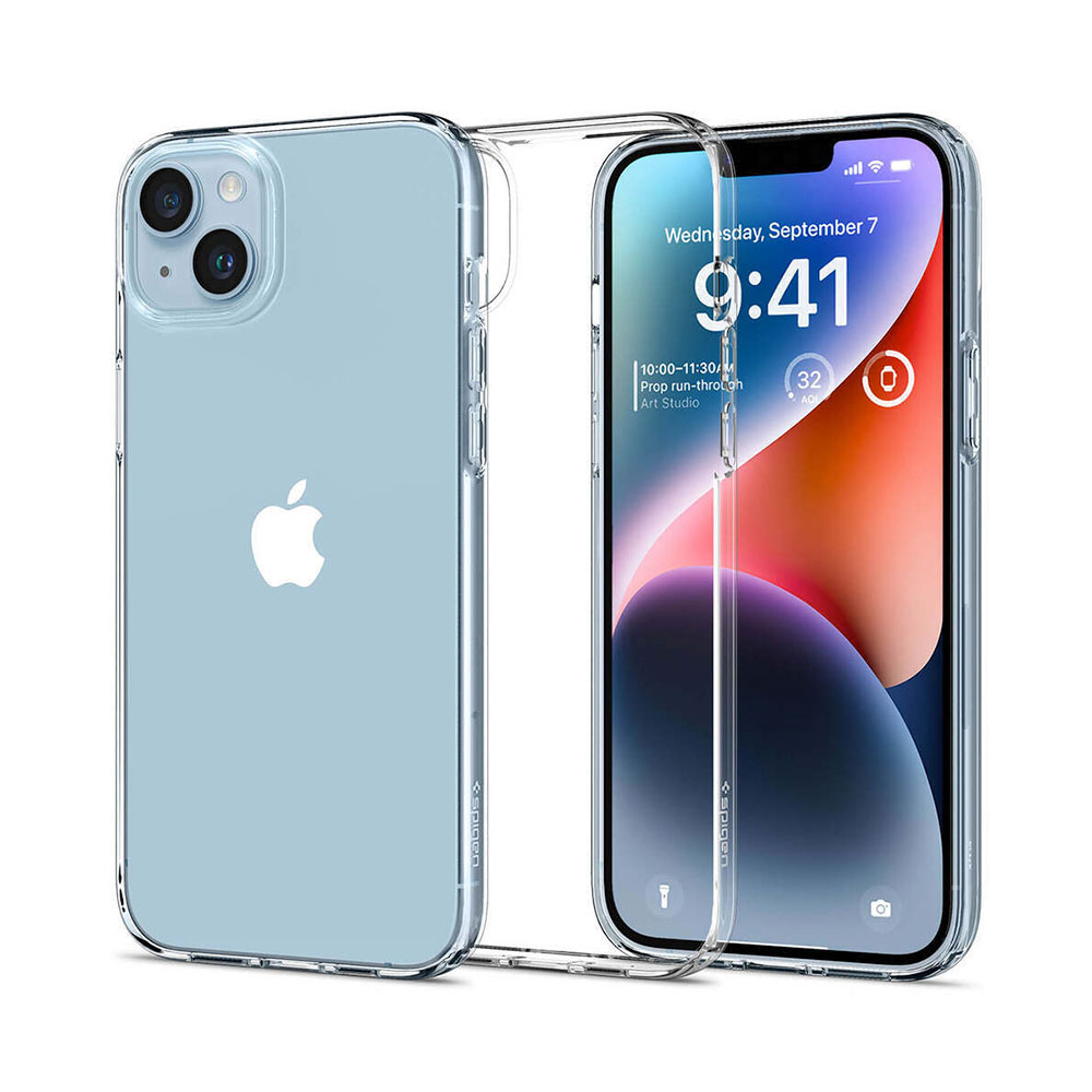 Spigen kryt Liquid Crystal pre iPhone 14 - Crystal Clear ACS05033
