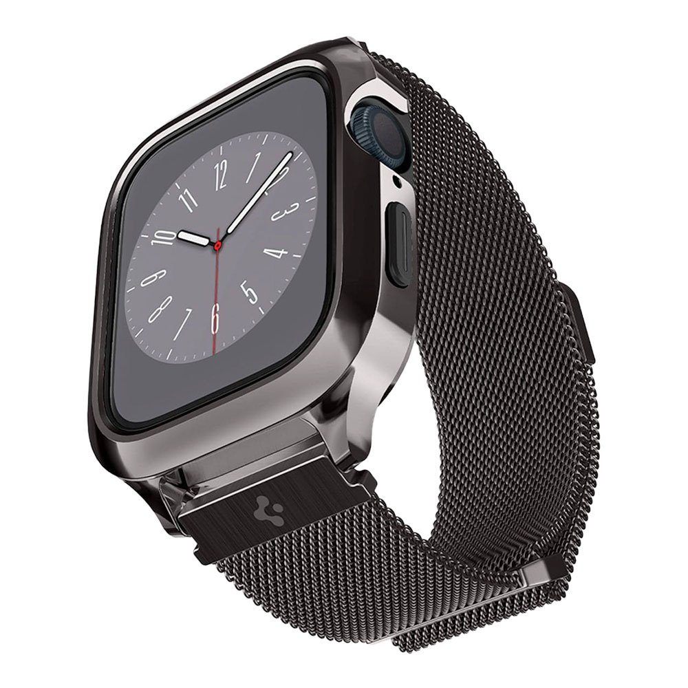 Spigen kryt Metal Fit Pro pre Apple Watch 7/8/9 45mm - Graphite ACS04585
