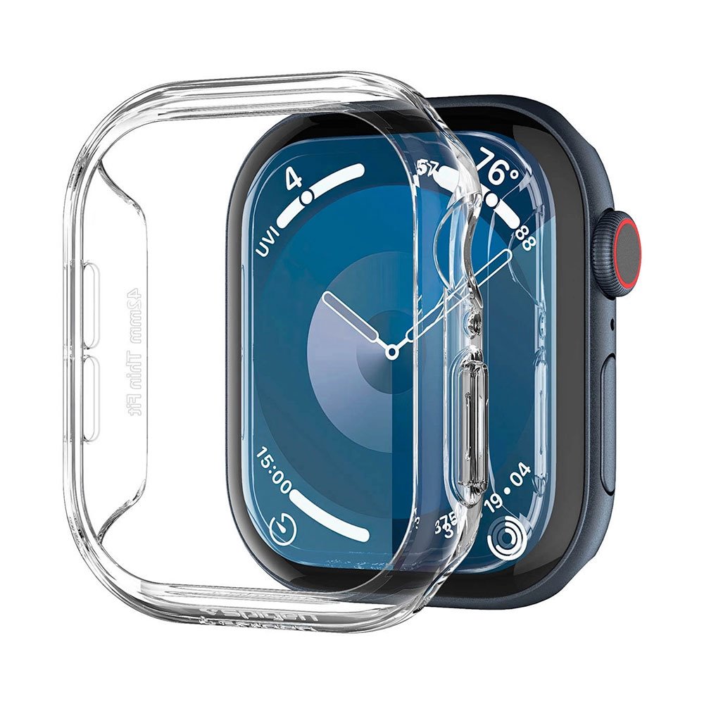 Spigen kryt Thin Fit pre Apple Watch 10 42mm - Crystal Clear ACS08589
