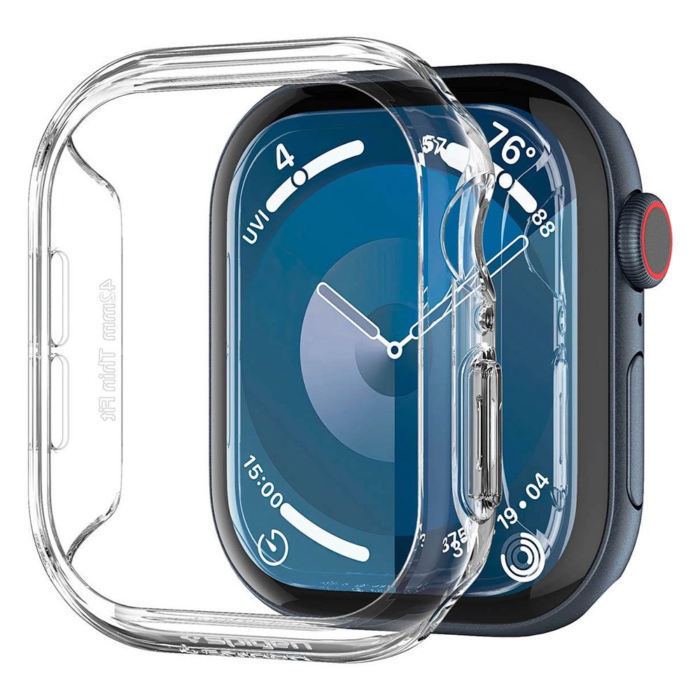 Spigen kryt Thin Fit pre Apple Watch 10 46mm - Crystal Clear ACS08602