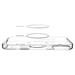 Spigen kryt Ultra Hybrid Magsafe pre iPhone 17 - Clear White ACS10380