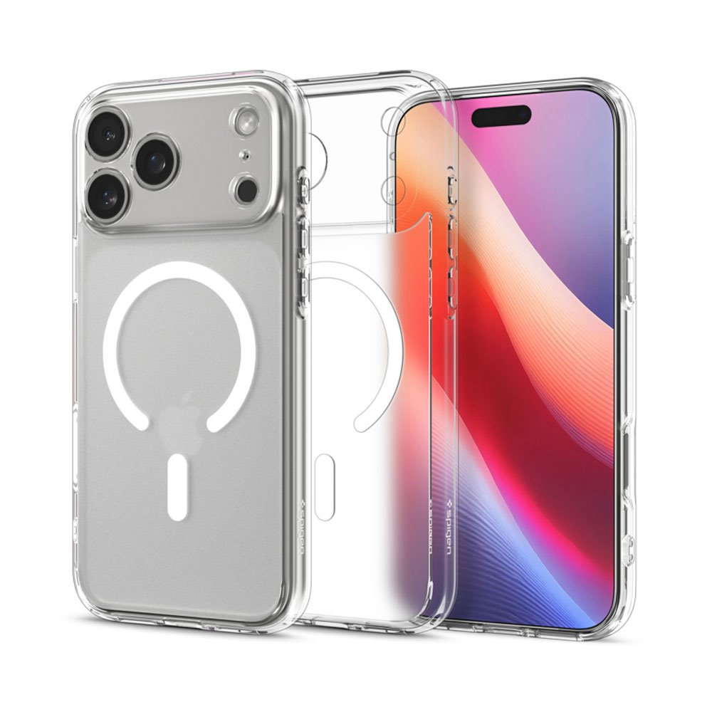 Spigen kryt Ultra Hybrid Magsafe pre iPhone 17 Pro - Frost White ACS10350