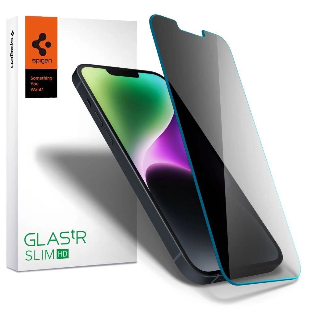Spigen ochranné sklo GLAS.tR Slim HD Anti Glare/Privacy pre iPhone 14 Plus/13 Pro Max AGL03384