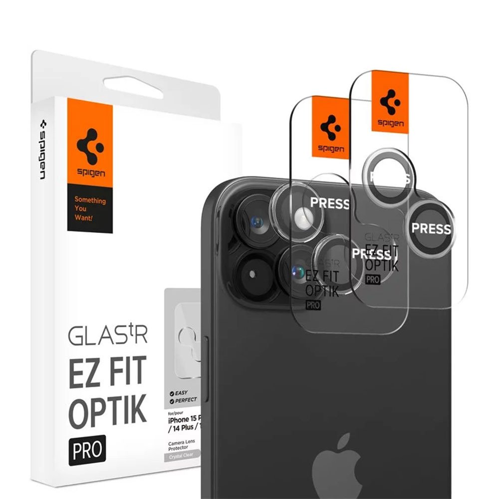 Spigen Optik Pro Lens Protector pre iPhone 15/15 Plus - Crystal Clear AGL06918