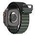 Spigen remienok Fabric Band pre Apple Watch 44-49mm - Black Green AMP10223
