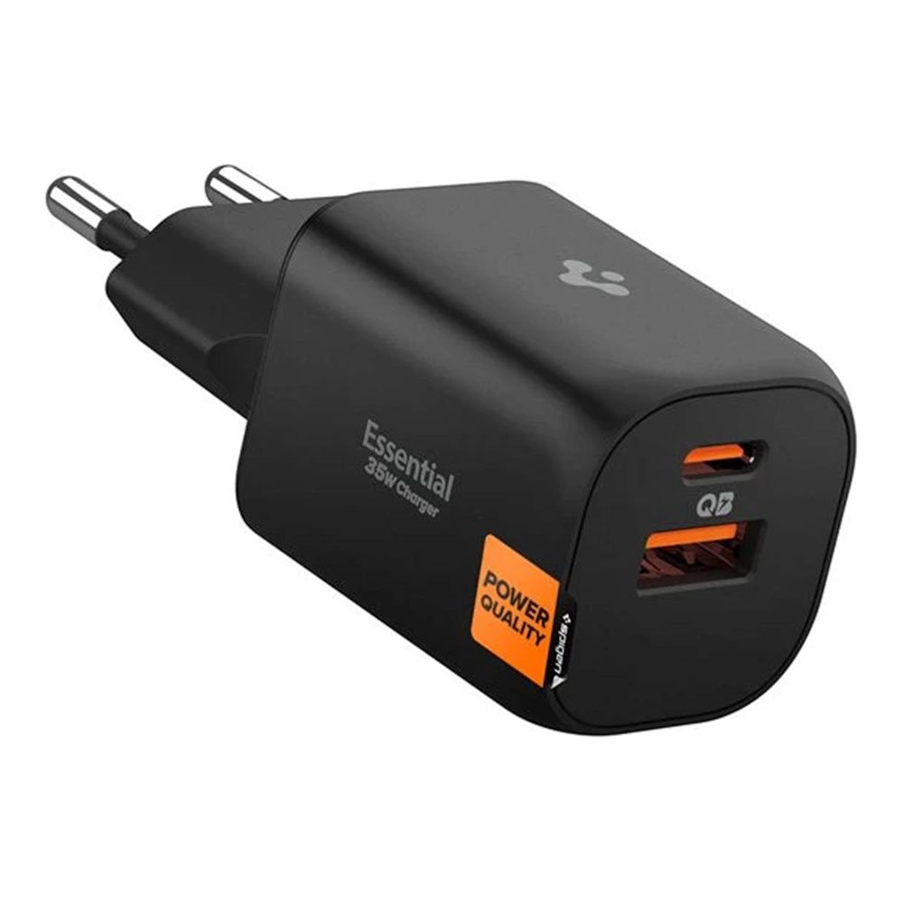 Spigen sieťová nabíjačka Essential EE352EU 35W - Black ACH09463