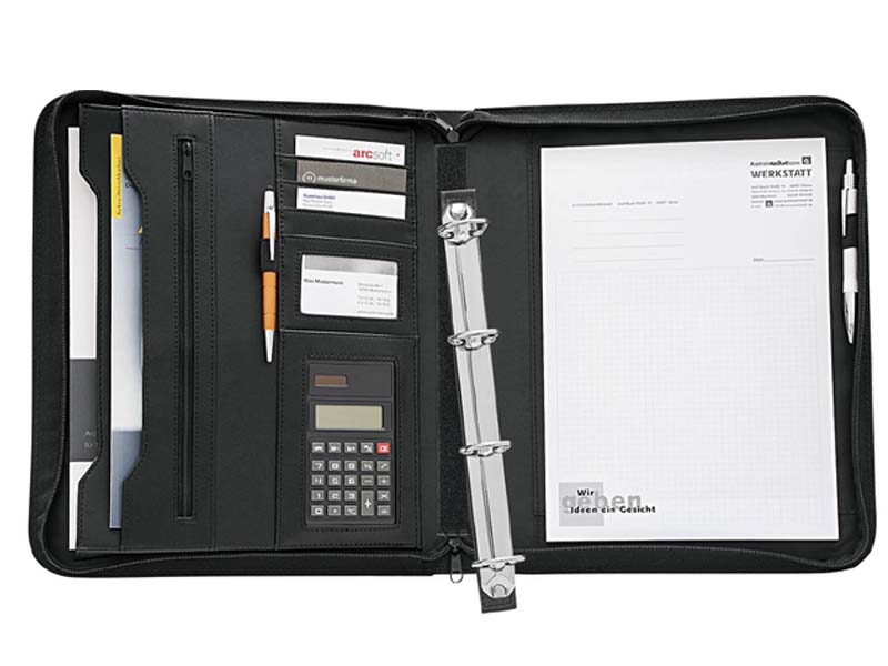 Spisovka WEDO kůže zip 581101