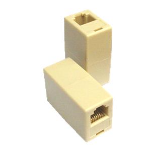 Spojka 2 x RJ12 (6p6c) Cat.3 plast