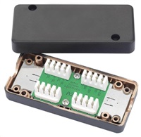Spojovací box UTP Cat6 narážecí, černá