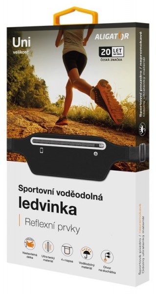 Sportovní ledvinka ALIGATOR černá PF0001
