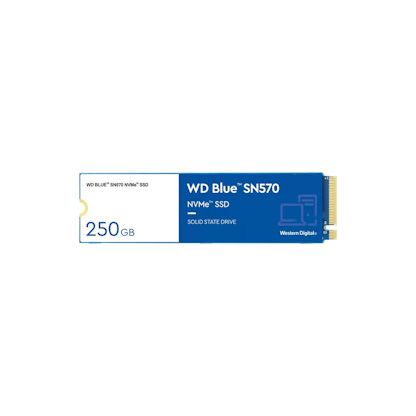 SSD 250GB WD Blue SN570 NVMe M.2 PCIe Gen3 2280 WDS250G3B0C WDS250G3B0C-00BNN0