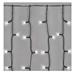 Standard LED spojov. vianočná reťaz – záclona, 1x2 m, vonkajšia, studená biela, časovač 8592920094792