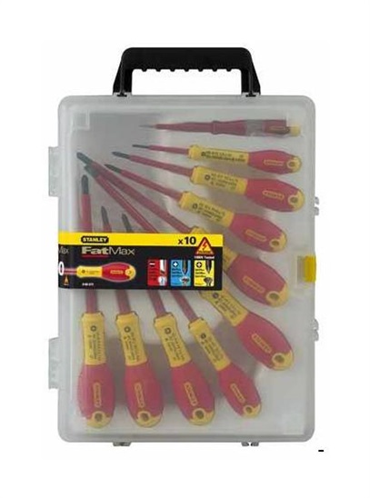 STANLEY Sada šroubováků FATMAX 1000V 10d 3253560625733