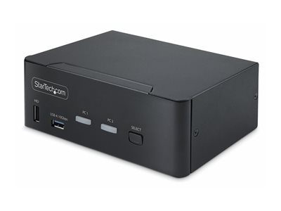 STARTECH 2-Port Dual-Monitor DP 1.4 KVM Switch, STARTECH 2-Port Dual-Monitor DP 1.4 KVM Switch - P2 P2CDD143-KVM-SWITCH