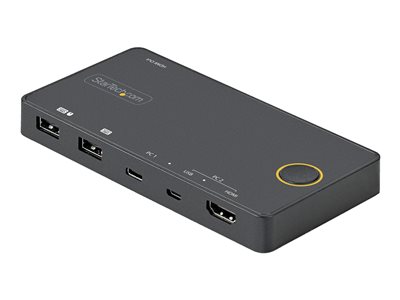 STARTECH 2 Port USB-A+HDMI/USB-C KVM Switch 4K, STARTECH 2 Port USB-A+HDMI/USB-C KVM Switch 4K - SV SV221HUC4K
