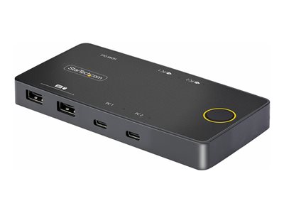 STARTECH 2-Port USB-C KVM Switch PD Pass-through, STARTECH 2-Port USB-C KVM Switch PD Pass-through C2-H46-UC2-PD-KVM