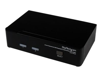 STARTECH 2 Port USB DisplayPort KVM Switch, STARTECH 2 Port USB DisplayPort KVM Switch - SV231DPUA