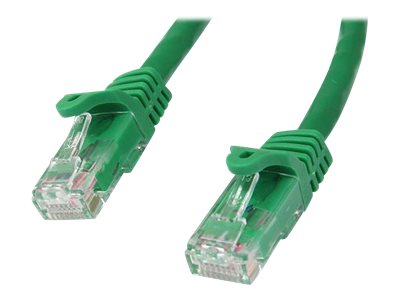 STARTECH 2m Green Snagless UTP Cat6 Patch Cable, STARTECH 2m Green Snagless UTP Cat6 Patch Cable -