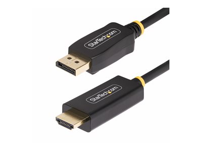 STARTECH 3.3ft DP to HDMI Cable 4K 60Hz with HDR, STARTECH 3.3ft DP to HDMI Cable 4K 60Hz with HDR 3F-DP-HDMI-4K60-HDR