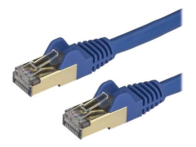 STARTECH 3m Blue Cat6a Ethernet Cable - STP, STARTECH 3m Blue Cat6a Ethernet Cable - STP - 6ASPAT3M 6ASPAT3MBL