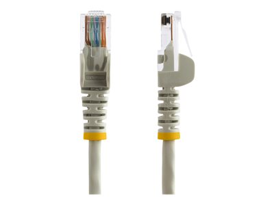 STARTECH 3m Gray Snagless UTP Cat5e Patch Cable, STARTECH 3m Gray Snagless UTP Cat5e Patch Cable -