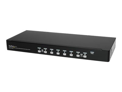 STARTECH 8 Port 1U Rackmount USB KVM Switch Kit, STARTECH 8 Port 1U Rackmount USB KVM Switch Kit - SV831DUSBUK