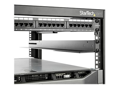 STARTECH Rack Rails - 1U - 4 post - 200 Lbs Max, STARTECH Rack Rails - 1U - 4 post - 200 Lbs Max - UNIRAILS1UB