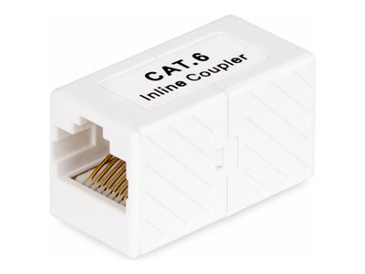 STARTECH RJ45 Inline Cat6 Coupler 5-Pack F/F, STARTECH RJ45 Inline Cat6 Coupler 5-Pack F/F - IN-CAT IN-CAT6-COUPLER-U5