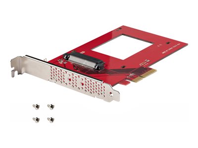 STARTECH U.3 to PCIe Adapter Card For U.3 SSDs, STARTECH U.3 to PCIe Adapter Card For U.3 SSDs - PE PEX4SFF8639U3