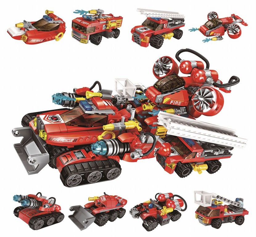 Stavebnica Qman Savior Fv 1410, sada 8v1 QM1410