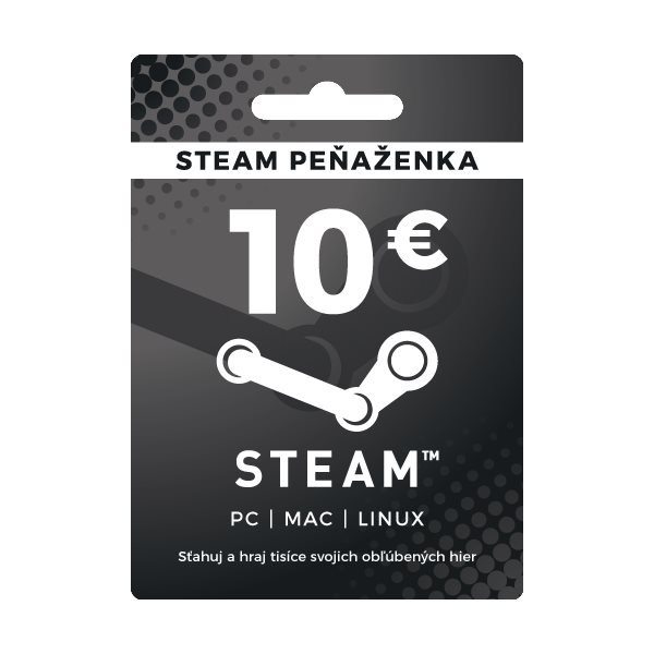 Steam Gift Card 10 € ESD kredit
