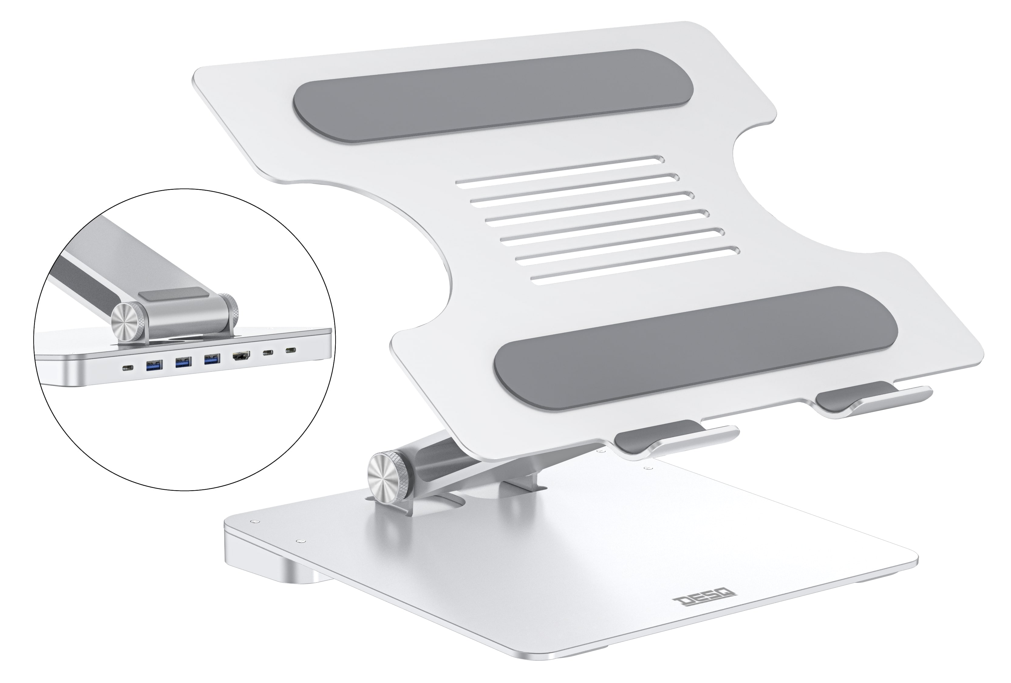 Stojan na notebook DESQ, 6 portů 1512