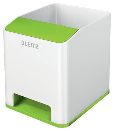 Stojánek na tužky Leitz WOW hudební, bílá/zelená 53631054